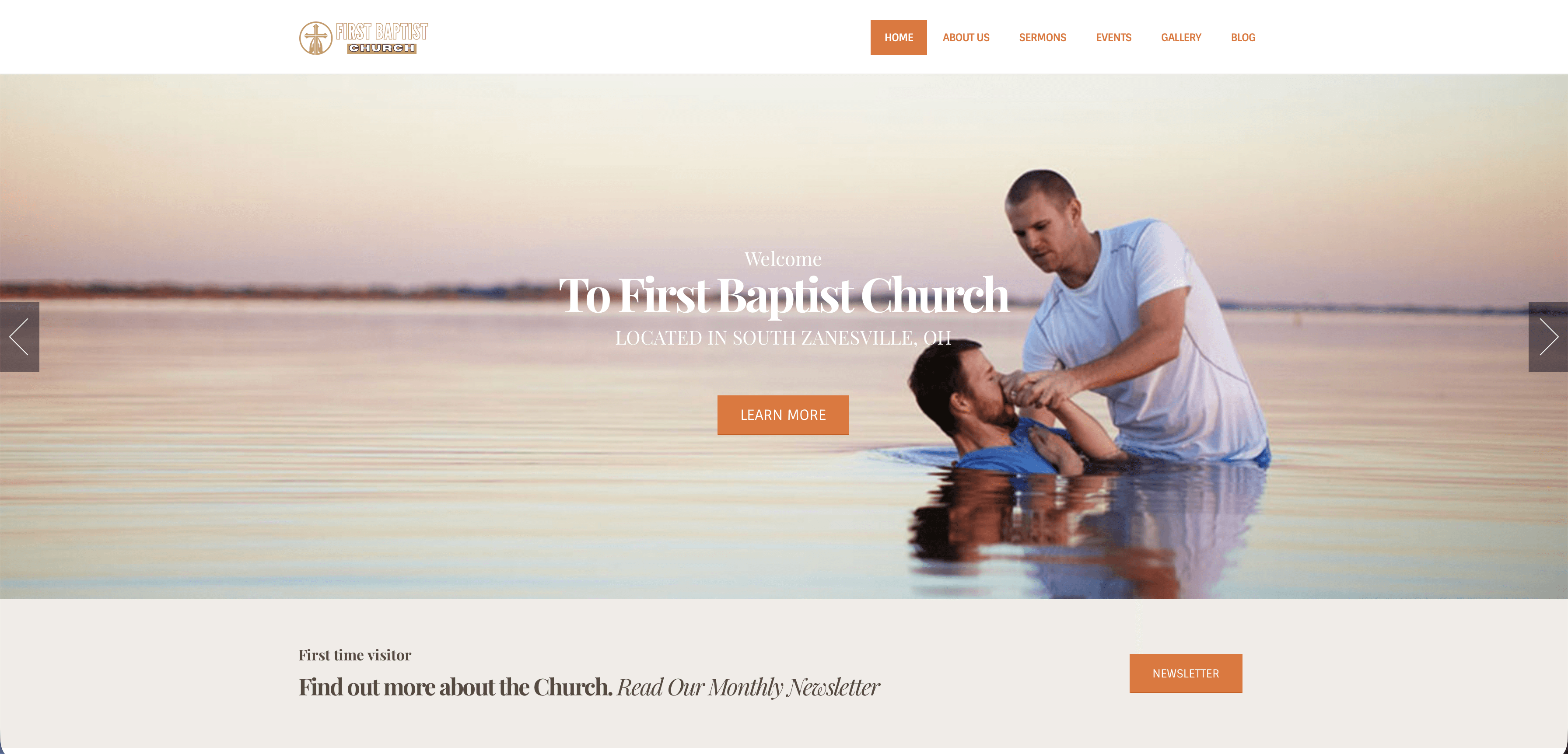 First Baptist Church screenshot