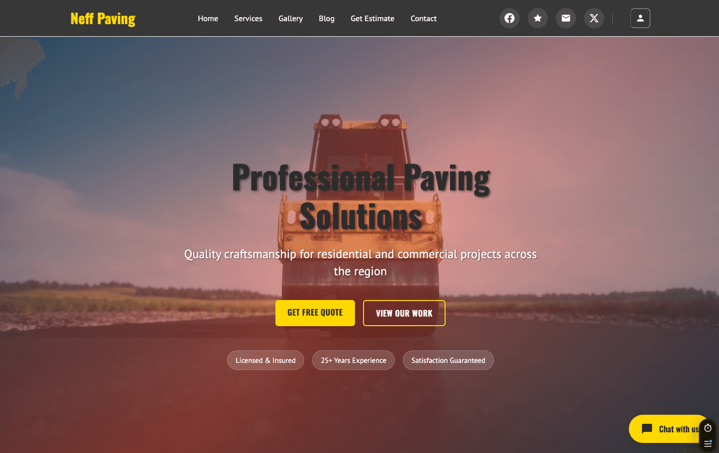 Neff Paving screenshot